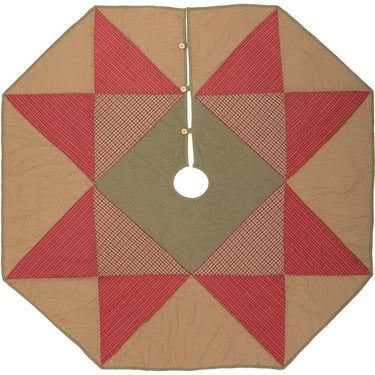 Dolly Star Christmas Tree Skirt 55 VHC Brands - The Fox Decor